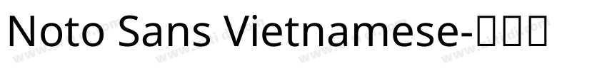 Noto Sans Vietnamese字体转换